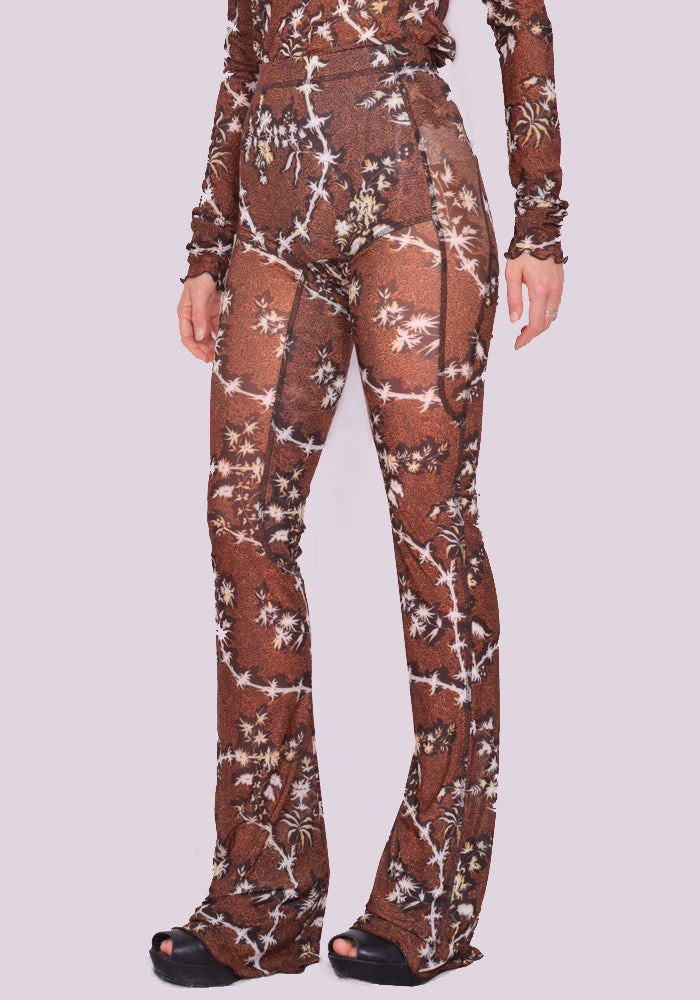 KNWLS FW22-HL0THG HALCYON LEGGINGS THRNY BROWN FW22 | DOSHABURI Online Shop