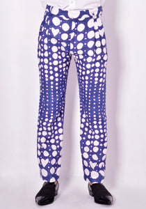 CHARLES JEFFREY LOVERBOY CJLSS21SMTM PIX POLKA TROUSER BLUE FW21 | DOSHABURI Online Shop