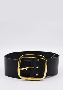 CHARLES JEFFREY LOVERBOY CJLSS22SSWB STUDDED SUPA WIDE BELT BLACK SS22 | DOSHABURI Online Shop