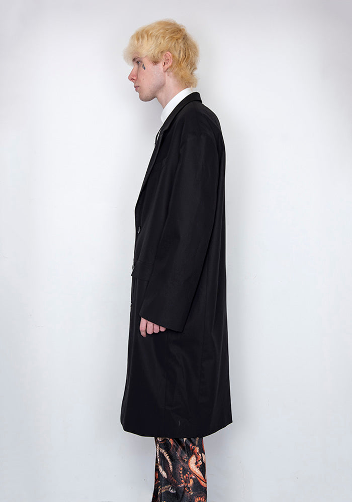 LU'U DAN ルーダン通販 90'S TAILORING GANGSTER COAT BLACK FW22