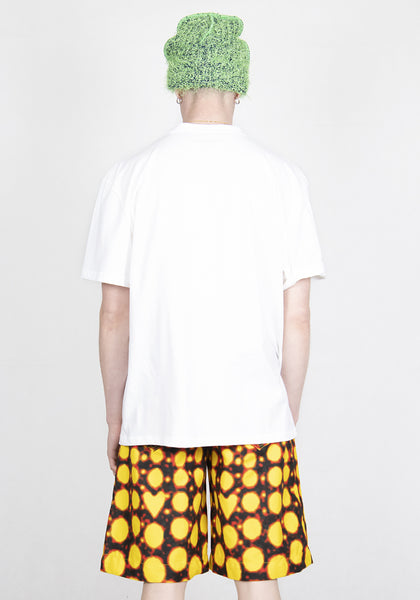CHARLES JEFFREY LOVERBOY CJLSS21AT ARTWORK T-SHIRT WHITE BLUE PLALLAL | DOSHABURI Online Shop