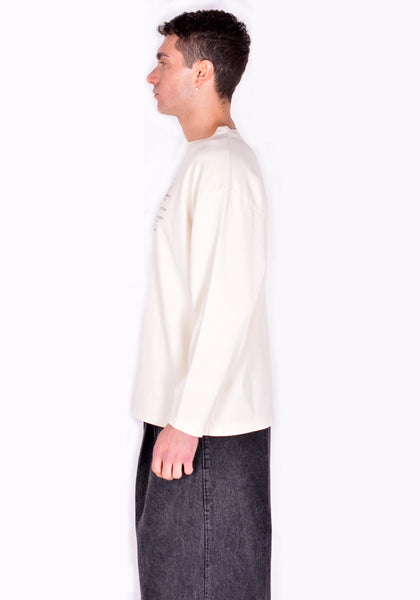 LIBERAL YOUTH MINISTRY LTS4CS CUMMING SOON SWEATERSHIRT CREAM FW21