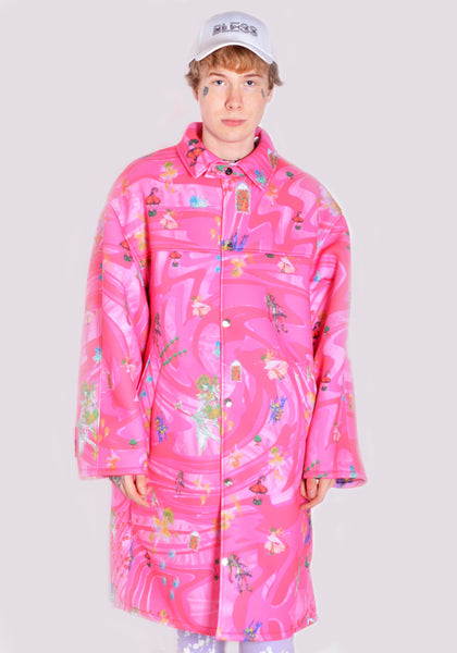 LIBERAL YOUTH MINISTRY LYM01C101 SCUBA SWEAT COAT PINK FAIRY SS22 | DOSHABURI Online Shop