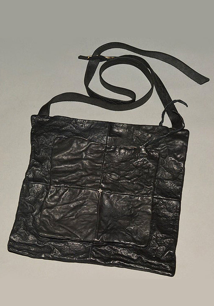 m.a+ by Maurizio Amadei 通販 CRINKLED LEATHER MESSENGER BAG  