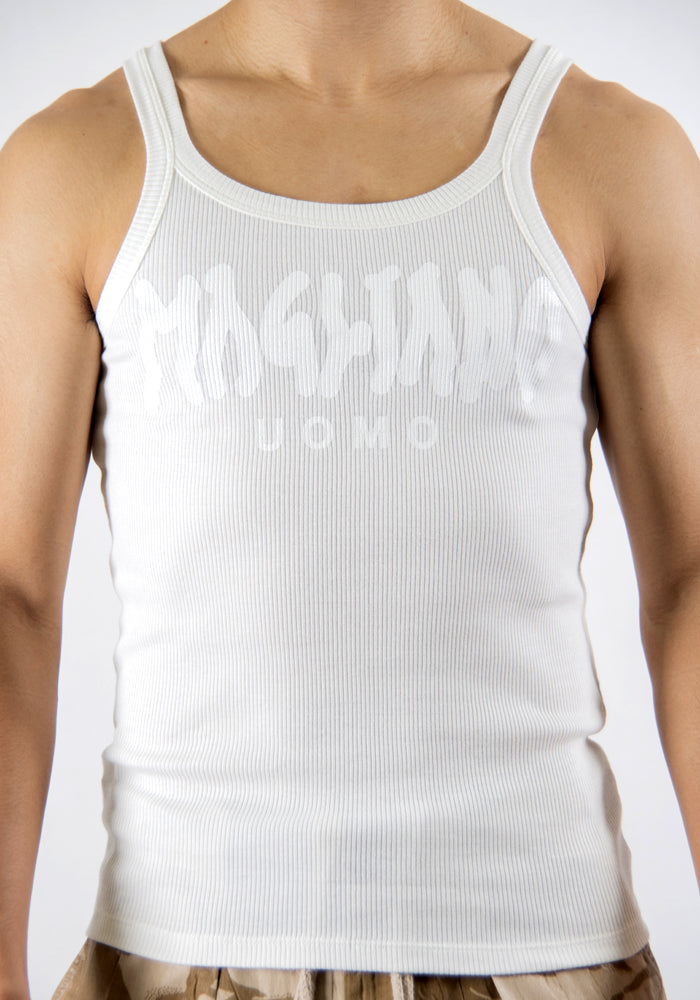 MAGLIANO マリアーノ通販 LOGO TANKTOP DIRTY WHITE 2021SS