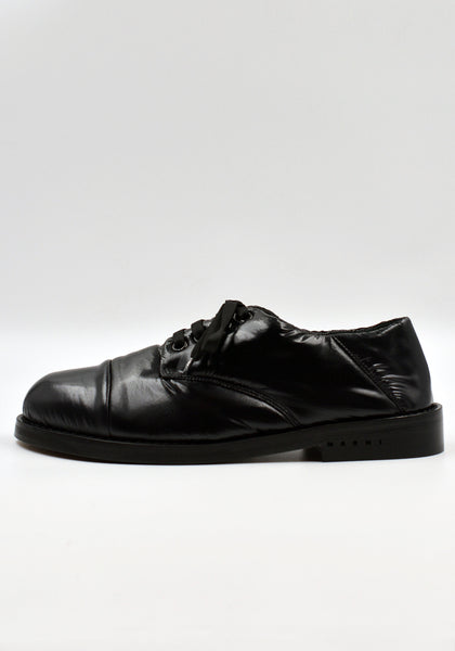 MARNI ALMR003403 PUFFY LACED SHOES BLACK FW21 | DOSHABURI Online Shop