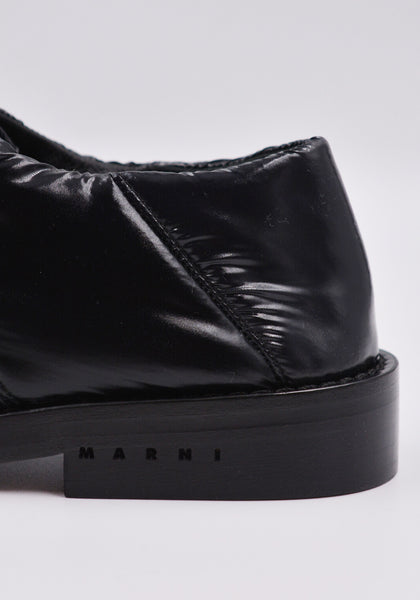 MARNI ALMR003403 PUFFY LACED SHOES BLACK FW21 | DOSHABURI Online Shop