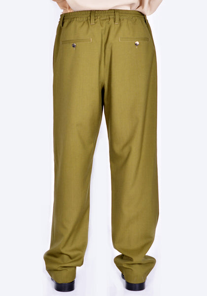 MARNI TROUSERS DUSTY OLIVE SS22 | DOSHABURI Online Shop