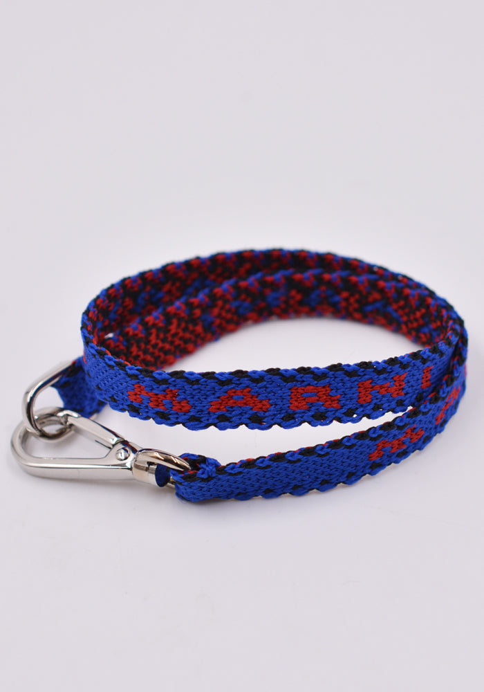 MARNI BRZB0027A0 T2000 00B59 BRAIDED BRACELET BLUE/RED SS22 | DOSHABURI Online Shop