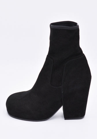 RANDOM IDENTITIES BOOT-03 SUEDE BOOTS BLACK | DOSHABURI Online Shop