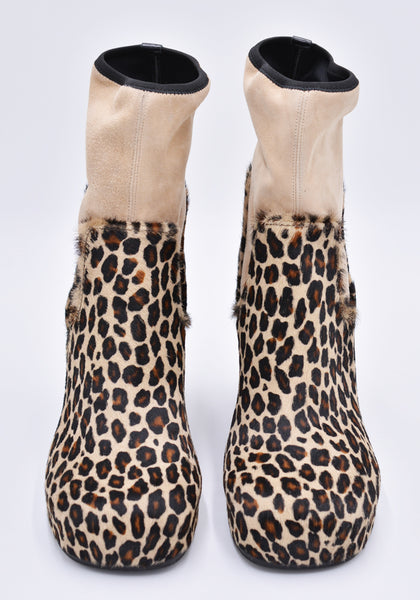 RANDOM IDENTITIES BOOT-03 LEOPARD BOOTS | DOSHABURI Online Shop