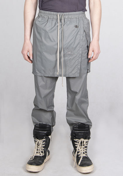 RICK OWENS x CHAMPION CM21S0017 216780 TOGA NYLON JOGGERS PANTS DUST | DOSHABURI Online Shop