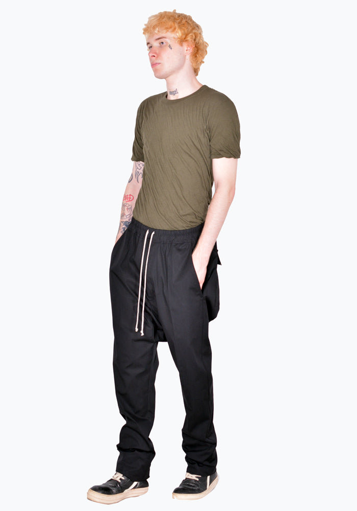 Rick Owens リックオウエンス DRAWSTIRING PANTS ドローストリングパンツ サルエルパンツ カーキ RU02A5380-O