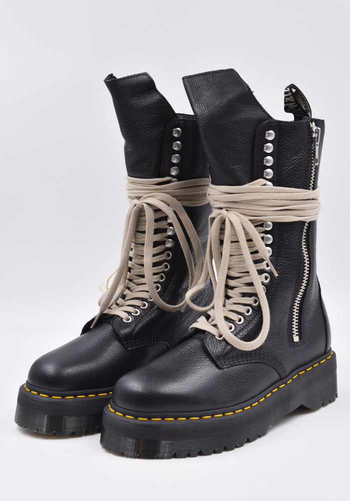 RICK OWENS X DR. MARTENS Quad Sole Boots | www.fleettracktz.com