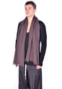 RICK OWENS RU01B1471 MEGA SCARF COTTON OXBLOOD SS22 | DOSHABURI Online Shop