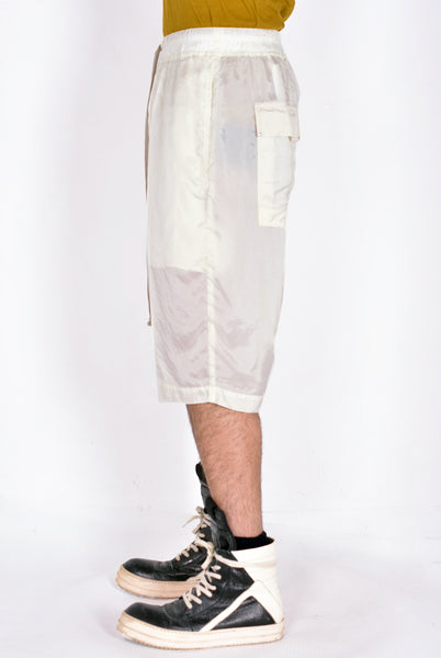 RICK OWENS RU01B1384 J 21 RICK'S PODS SHORTS CUPRO NATURAL SS22 | DOSHABURI Online Shop