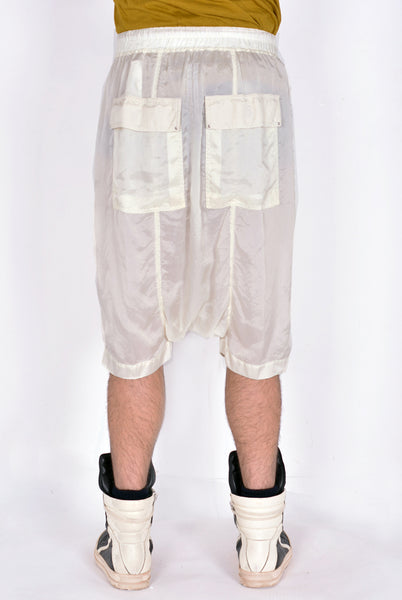 RICK OWENS RU01B1384 J 21 RICK'S PODS SHORTS CUPRO NATURAL SS22 | DOSHABURI Online Shop