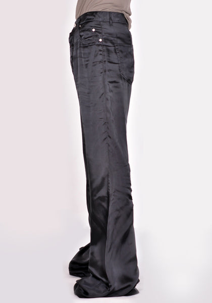 RICK OWENS RR01B1305 K BOLAN BOOTCUT BLACK SS22 | DOSHABURI Online Shop