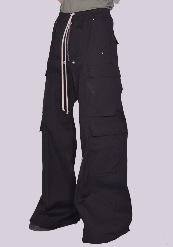 Rick Owens リックオウエンス 23SS CARGO BELAS RU01C4339-TF カーゴ ベラパンツ ボトムス ブラック