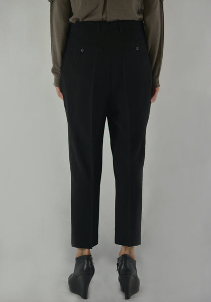 RICK OWENS RO19F5309 WE EASY ASTAIRES PANTS BLACK - DOSHABURI Shop