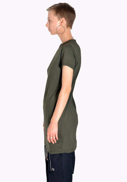 RICK OWENS RP02B6203 JA 15 LEVEL T-SHIRT GREEN FW22 | DOSHABURI Online Shop