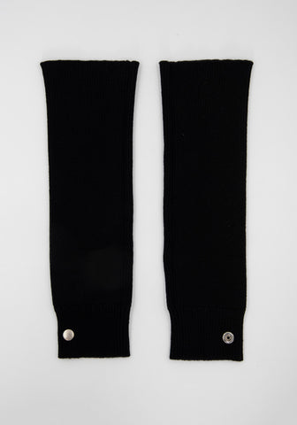 RICK OWENS RO02B6485 WSBR 09 KNITTED TUBE GLOVE BLACK FW22 | DOSHABURI Online Shop