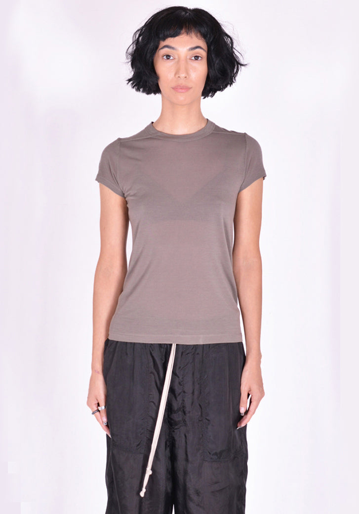 RICK OWENS RP01B4235 JS CROPPED LEVEL T-SHIRT DUST SS22 | DOSHABURI Online Shop