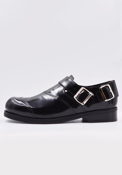 STEFAN COOKE FSTCMBKSH09009 LEATHER BIKER SHOES BLACK | DOSHABURI Online Shop