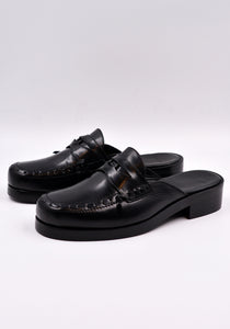 STEFAN COOKE FSTCMMULE0902 LEATHER MULE BLACK | DOSHABURI Online Shop