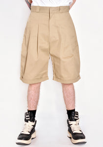 SHINYA KOZUKA DICKIES 2201SK85 SLIGHT BAGGY SHORTS BEIGE SS22 | DOSHABURI Online Shop