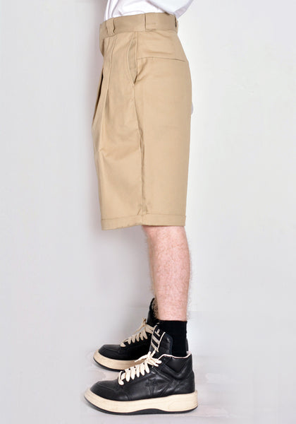 SHINYA KOZUKA DICKIES 2201SK85 SLIGHT BAGGY SHORTS BEIGE SS22 | DOSHABURI Online Shop