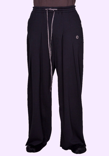 SHINYA KOZUKA 2301SK43 ORDINALY HOME BAGGY PANTS BLACK SS23 | DOSHABURI Online Shop