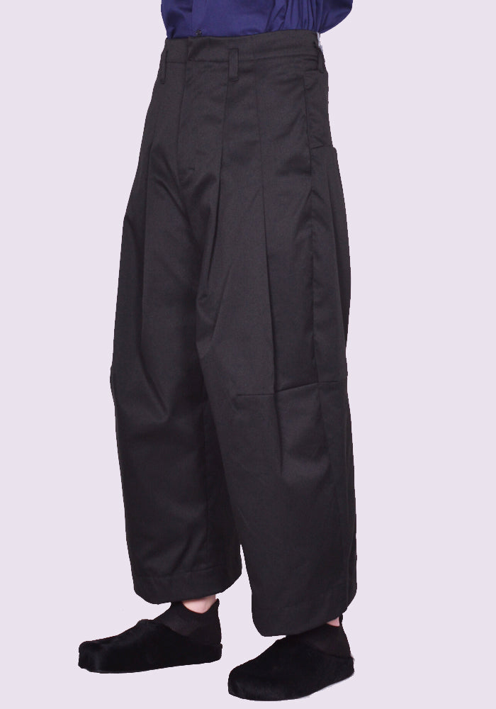 SHINYA KOZUKA MINT CONDITION BAGGY PANTS BLACK SS23 | DOSHABURI