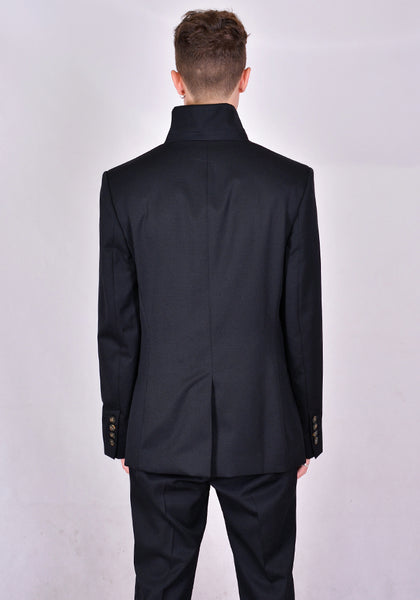 TELFAR SINGLE BREASTED BLAZER BLACK 2020FW | DOSHABURI Online Shop