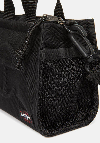 TELFAR EASTPAK EK0A5BBE SMALL SHOPPER BAG BLACK SS22 | DOSHABURI Online Shop