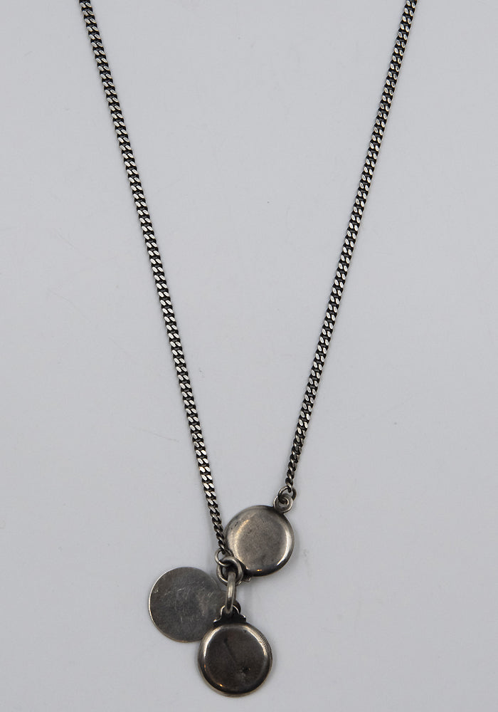 WERKSTATT MÜNCHEN M3005 NECKLACE HIDDEN PLATE SILVER | DOSHABURI Online Shop