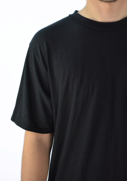 YUIKI SHIMOJI OVERSIZE T-SHIRT BLACK - DOSHABURI Shop