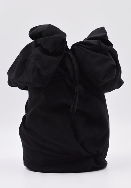 YOHJI YAMAMOTO DISCORD DG-I38-232-1-02 ANANAS SHOULDER BAG BLACK | DOSHABURI Online Shop