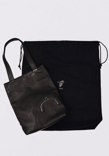 YOHJI YAMAMOTO DISCORD DG-I05-709-1-02 CRASP TOTE BAG BLACK | DOSHABURI Online Shop