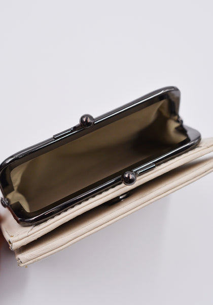 YOHJI YAMAMOTO DISCORD DG-A05-706-1-02 CLASP WALLET OFF-WHITE | DOSHABURI Online SHop