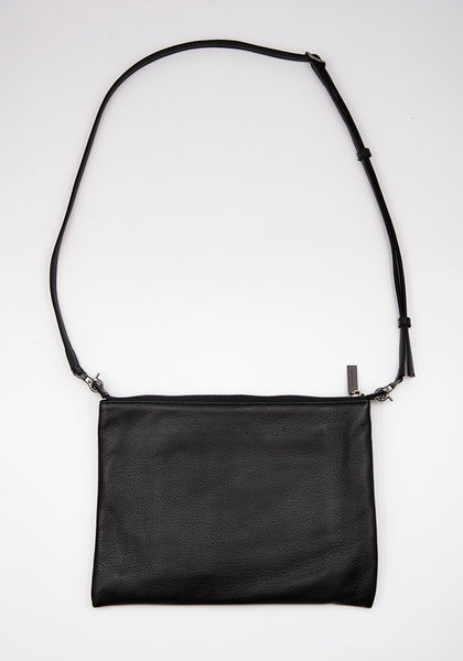 YOHJI YAMAMOTO DISCORD DA-I96-790 TRIPLE CLUTCH SHOULDER BAG BLACK | DOSHABURI Online Shop