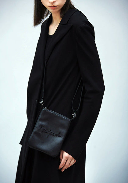 YOHJI YAMAMOTO DISCORD DA-I97-790 SHOULDER POUCH BLACK | DOSHABURI Online Shop